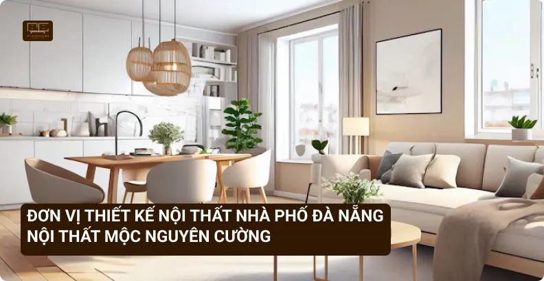 Đơn vị thiết kế nội thất nhà phố Đà Nẵng - Nội thất Mộc Nguyên Cường