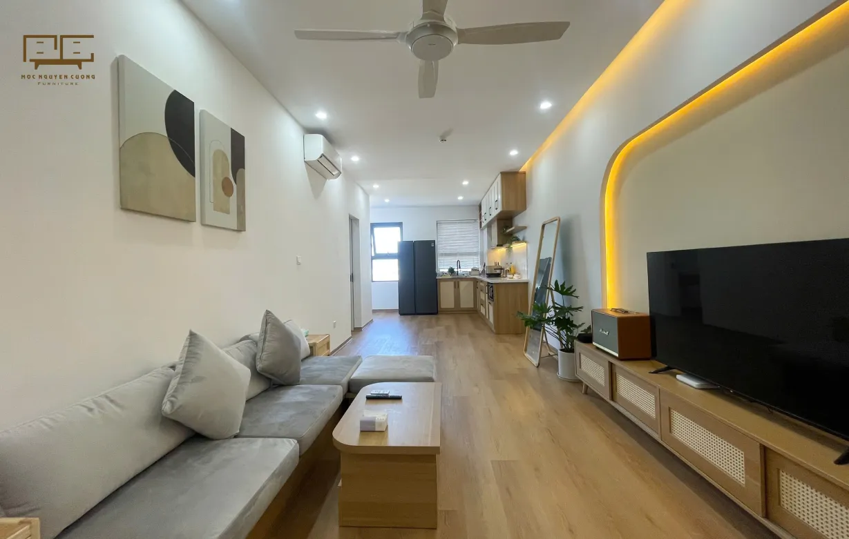 Thi công nội thất căn hộ trọn gói, uy tín Mộc Nguyên Cường