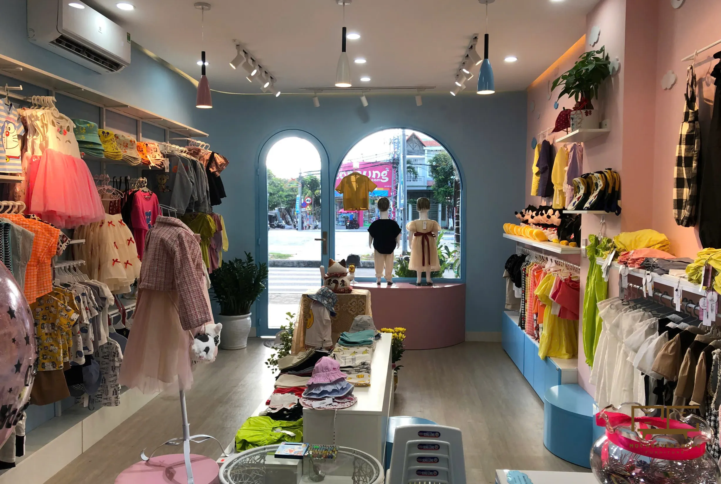 Dự án thi công nội thất shop mẹ và bé chuyên nghiệp