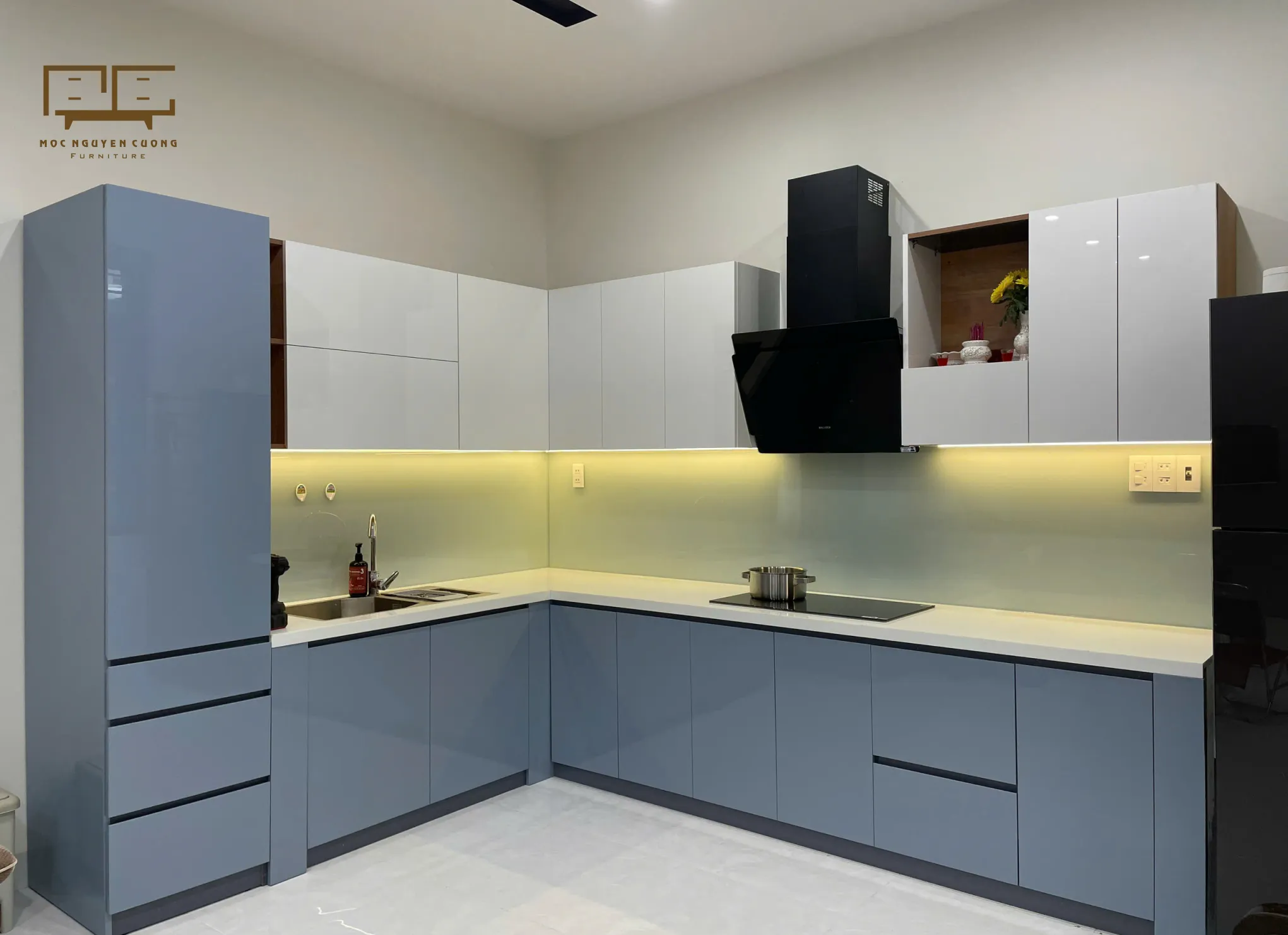 Thi công nội thất nhà phố đơn vị nội thất Mộc Nguyên Cường