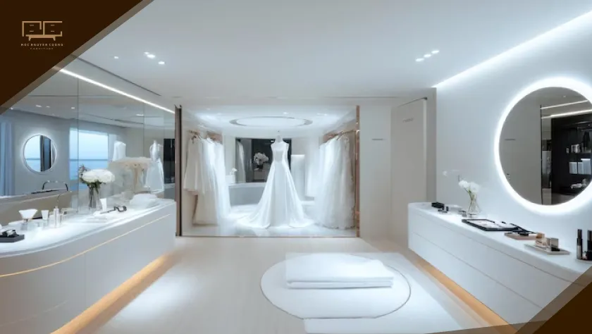 Thiết kế nội thất showroom Đà Nẵng Mộc Nguyên Cường