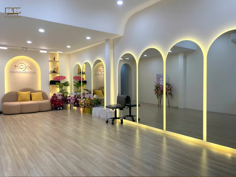 Dự án thi công nội thất nhà phố phòng tập tại Nguyễn Đức Cảnh