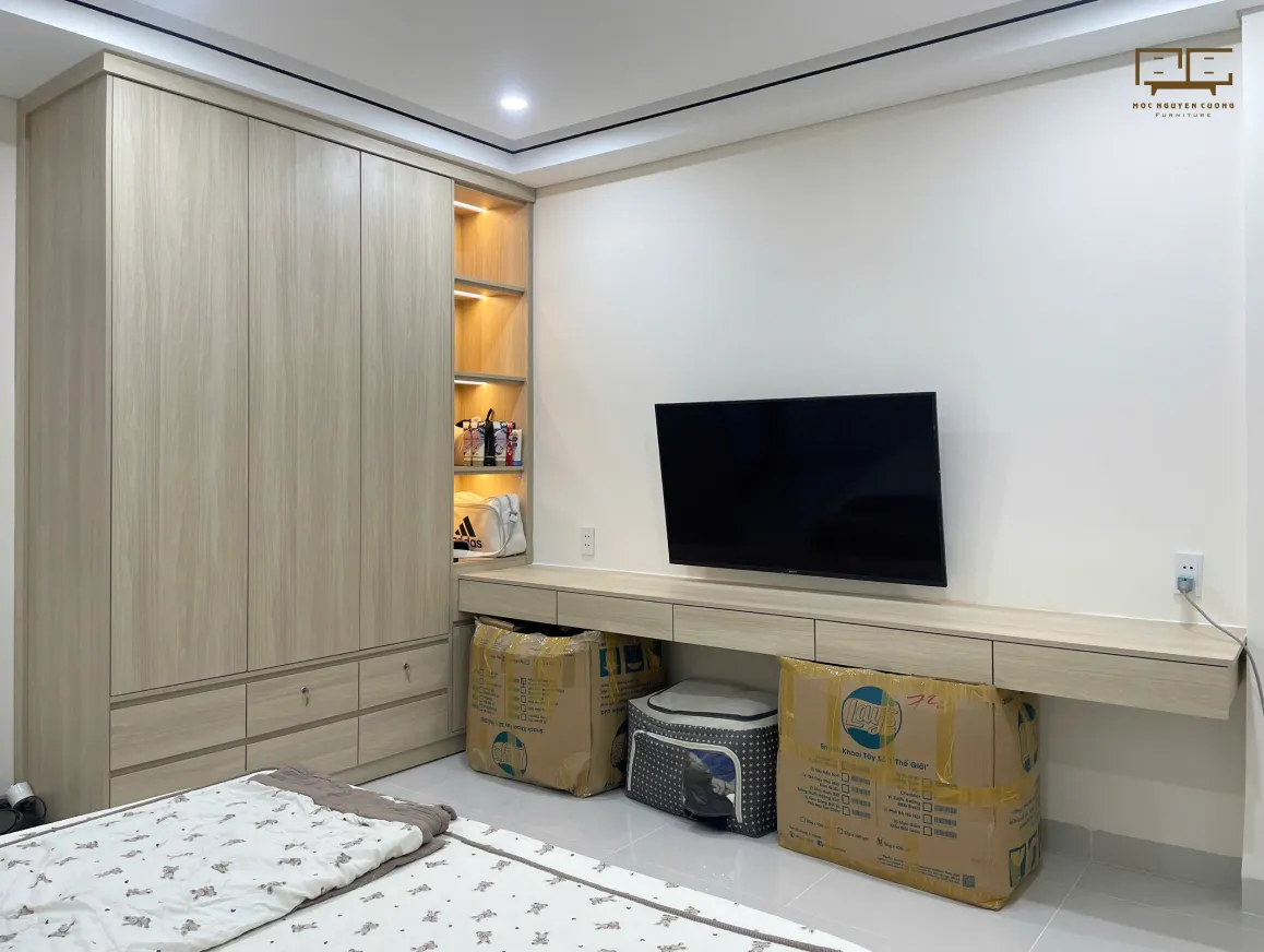 Thi công nội thất nhà phố Mộc Nguyên Cường