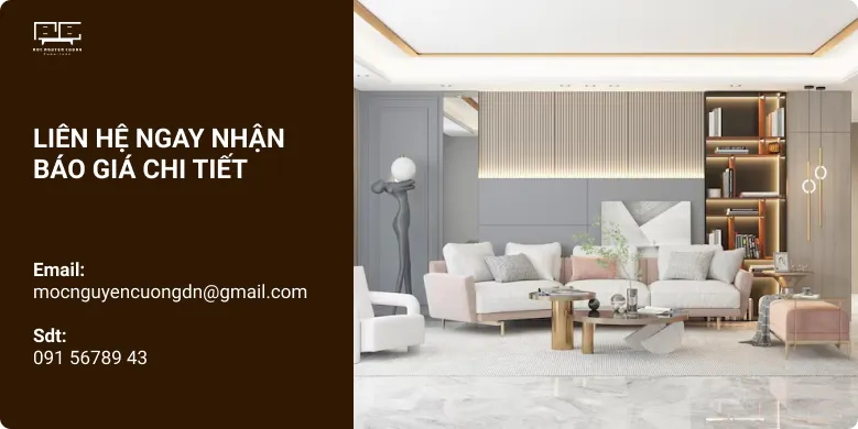 Bảng giá thiết kế thi công nội thất tại Sơn Trà Đà Nẵng (mới nhất)