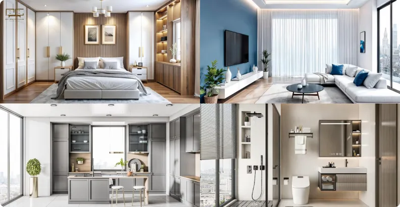 Các hạng mục thi công nội thất tại Sơn Trà Đà Nẵng